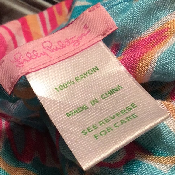 EUC Lilly Pulitzer floral infinity scarf - Picture 3 of 3